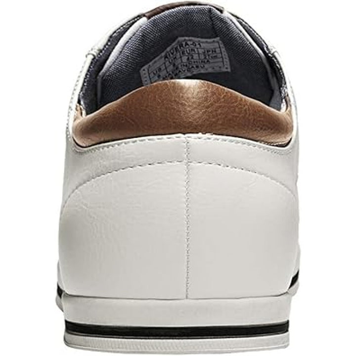 New Bruno Marc Mens Size 13 White Canvas Lace Up Rivera Oxfords Shoes Sneakers