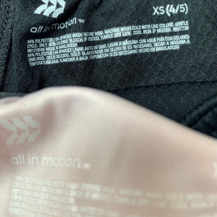 3 New All In Motion Boys XS (4/5) Quick Dry Moisture Wicking Athletic Shorts