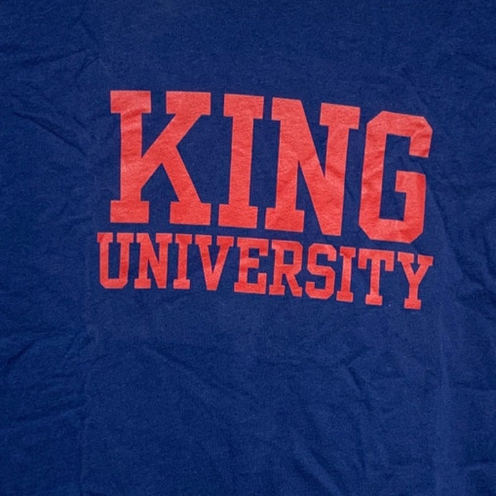 Port &amp; Company Womens Small King University Short Sleeve Crew Neck Tee Shirt