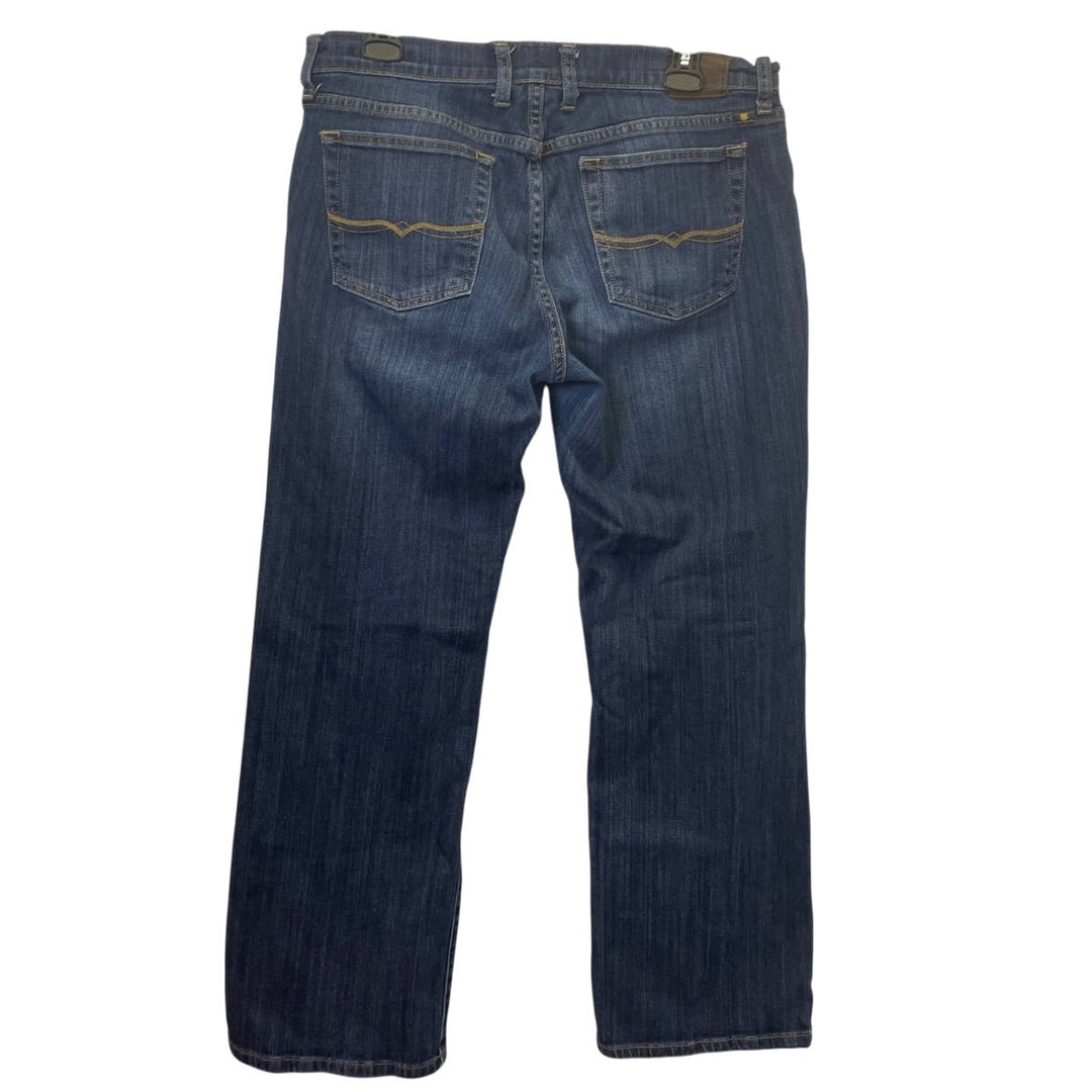 Lucky Brand Ladies Size 12/31 Stretch Cotton Denim Blue Straight Leg Ankle Jeans