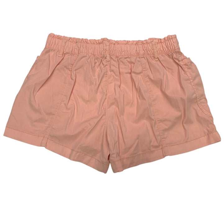 New American Eagle Womens XL Peach Elastic Waist Shorts w Front Pockets