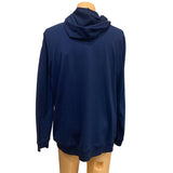 New Hasuit Mens XXL Navy Blue Lightweight PolyCotton Full Zip Hoodie Jacket