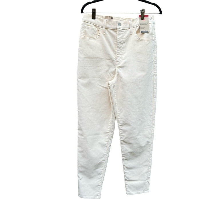 NWT New Levis Womens 30X29 Cotton Blend High Waisted Mom Jean Corduroy Pants
