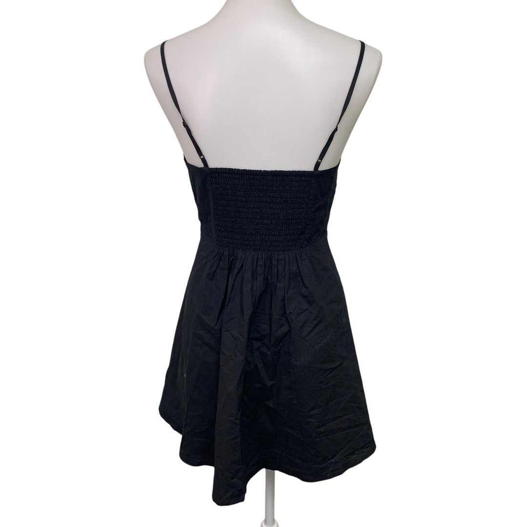 New American Eagle Womens Medium Front Tie Spaghetti Strap Fit n Flare Dress