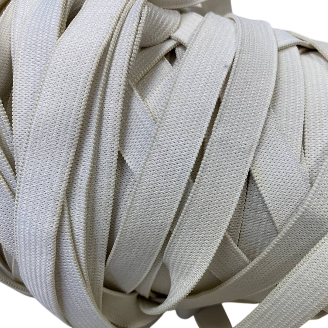 4 Yards Vintage Woven 1/2" Elastic Remnant Craft Sewing Clothing Supply