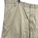 Wrangler Mens Size 46 100% Cotton Long Khaki Hiking Cargos Shorts w Pockets