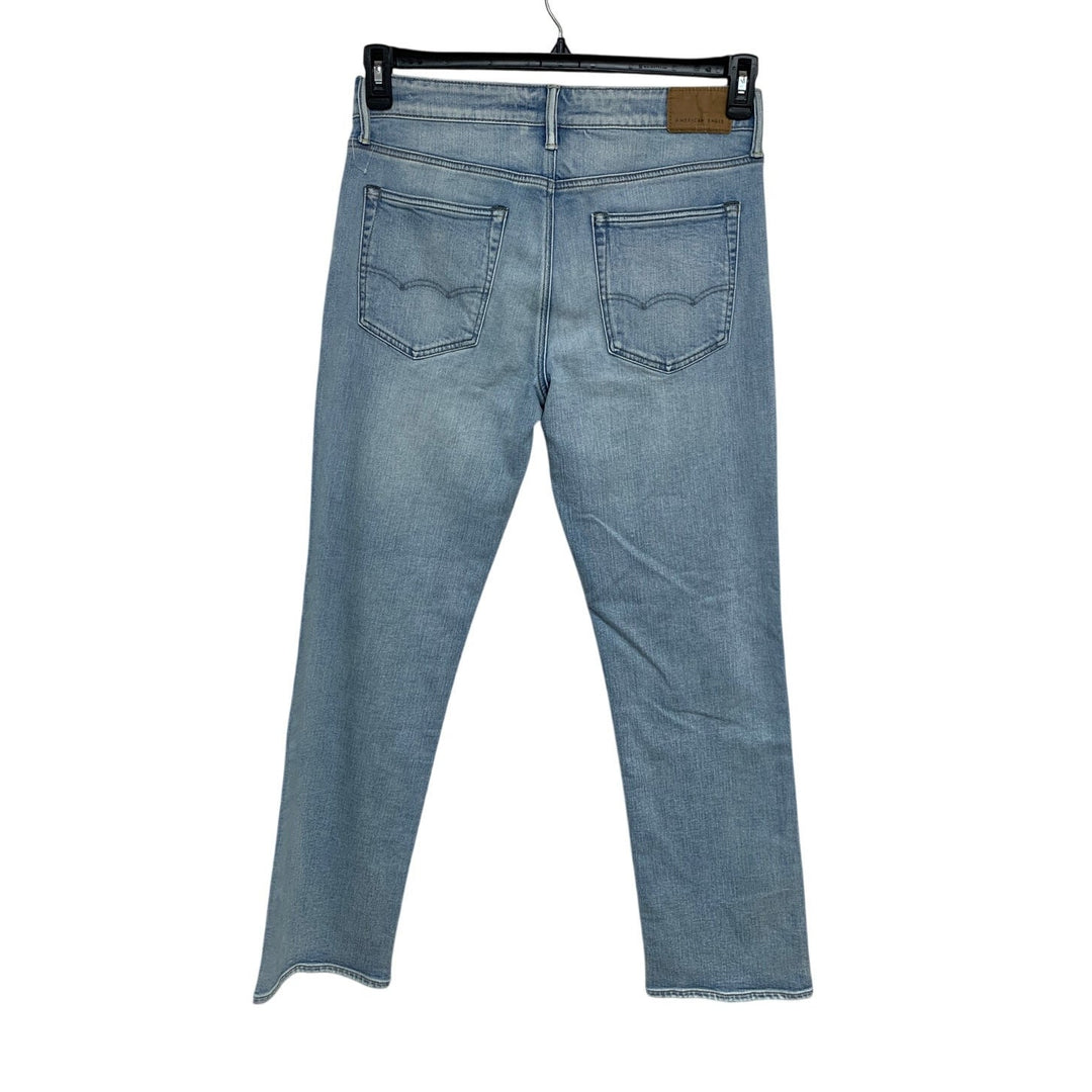 New American Eagle Mens 32 X 34 Airflex Original Boot Cut Denim Blue Jeans