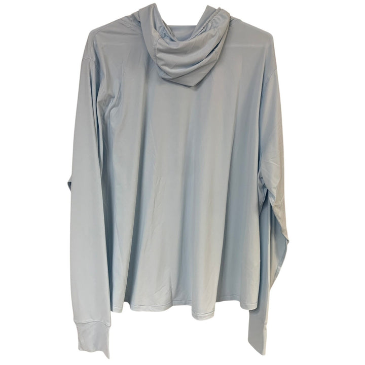 New Eddie Bauer Womens Blue Long Sleeve Solarfoil Lightweight UPF 50+ Hoodie