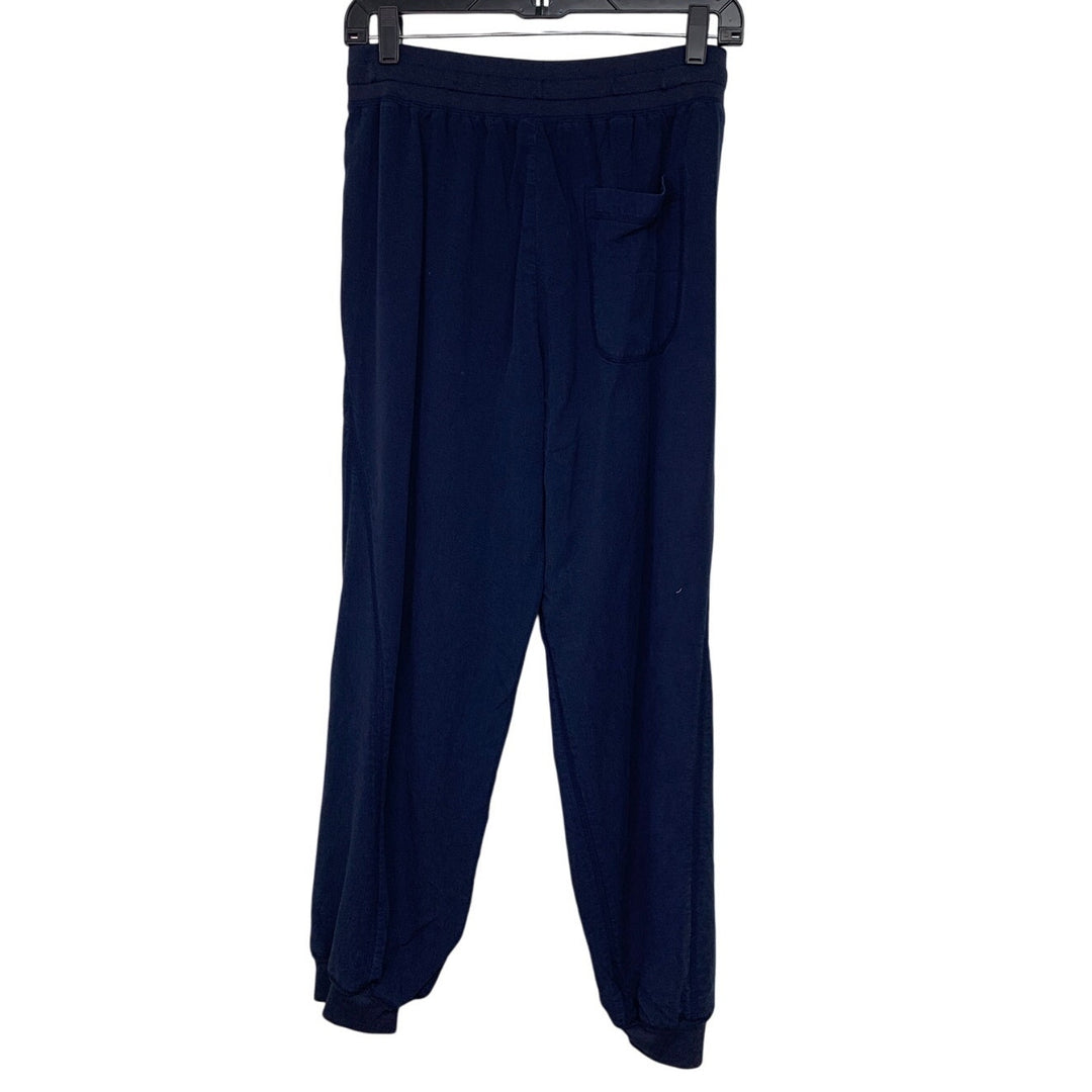 New Aerie Womens Small Navy Blue Drawstring Waist Jogger Pants w Pockets