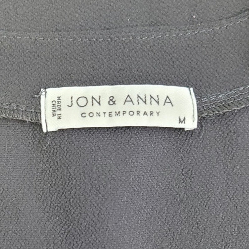 Jon &amp; Anna Contemporary Womens Medium Sleeveless V Neck Lightweight Blouse
