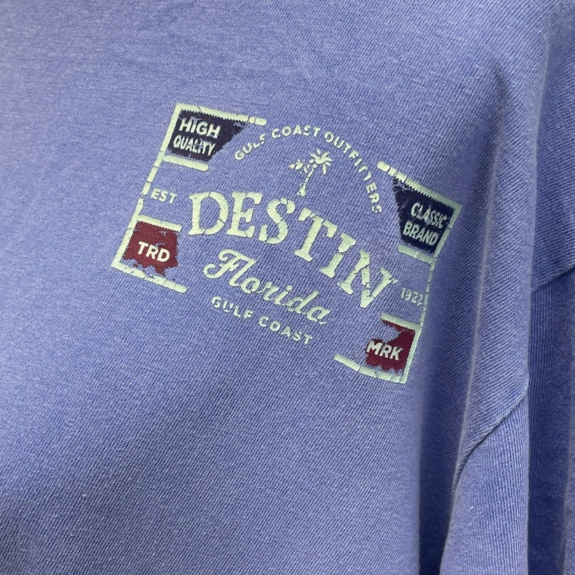 Alvins Island Collection Mens XL Destin Flordia Short Sleeve Crew Neck Tee Shirt