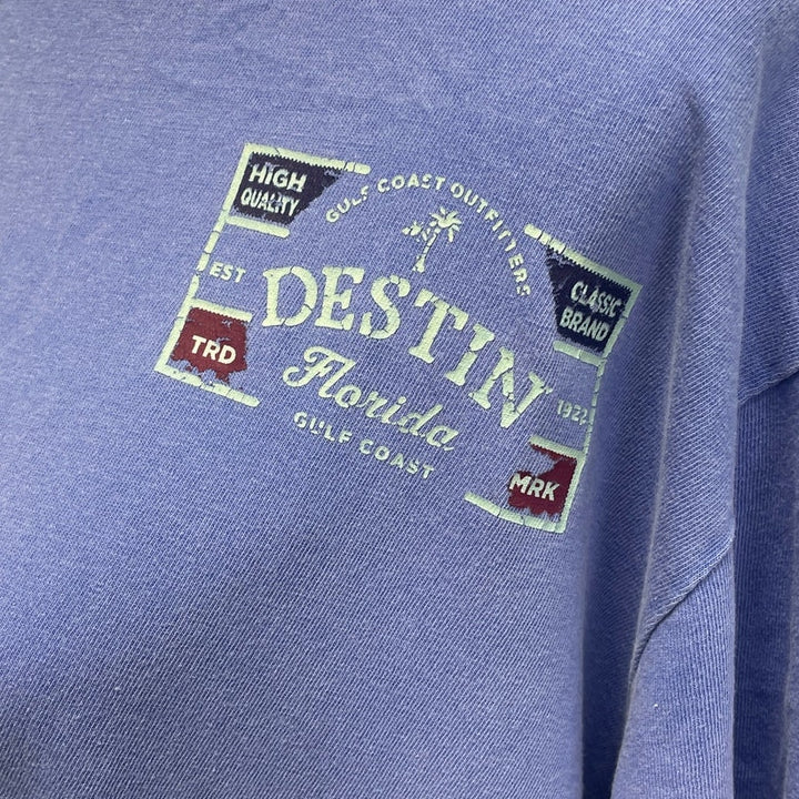 Alvins Island Collection Mens XL Destin Flordia Short Sleeve Crew Neck Tee Shirt