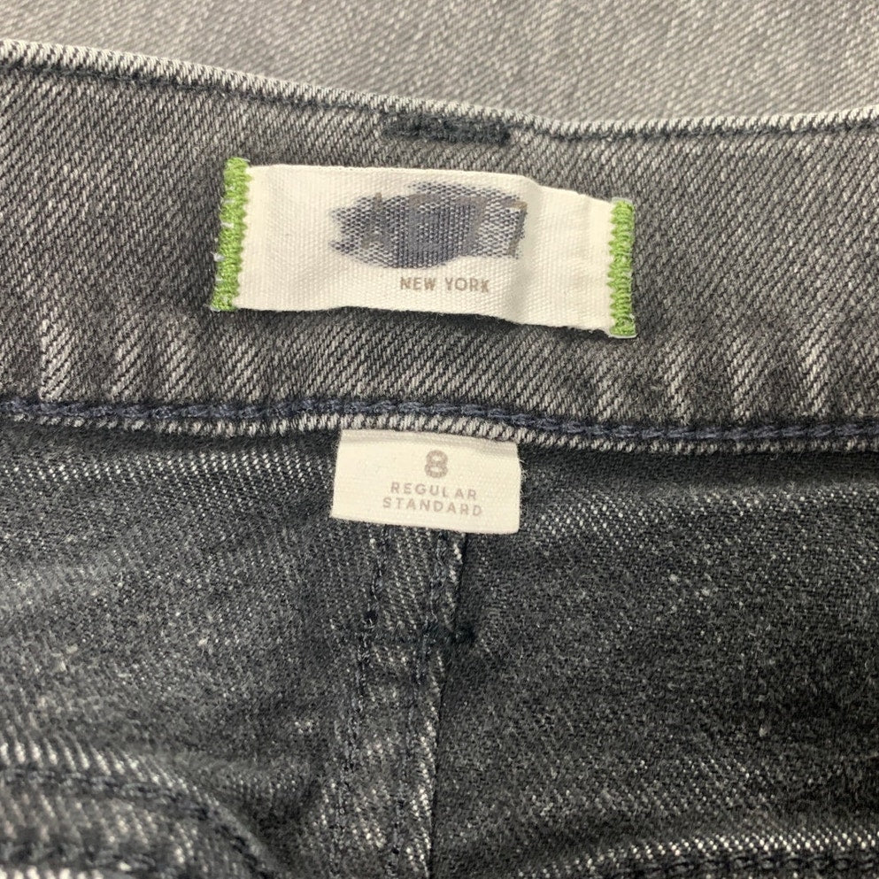 New American Eagle AE77 Womens Size 8 Cotton Blend Rugged Black Wash Denim Jeans
