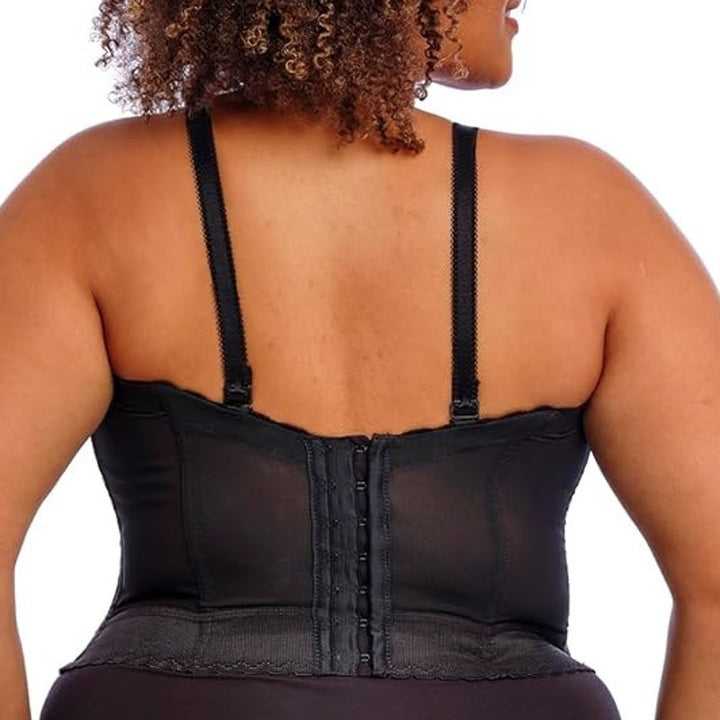 Goddess Womens Size 36C Lace Bustier Unlined Removeable Straps Boned Corset Bra