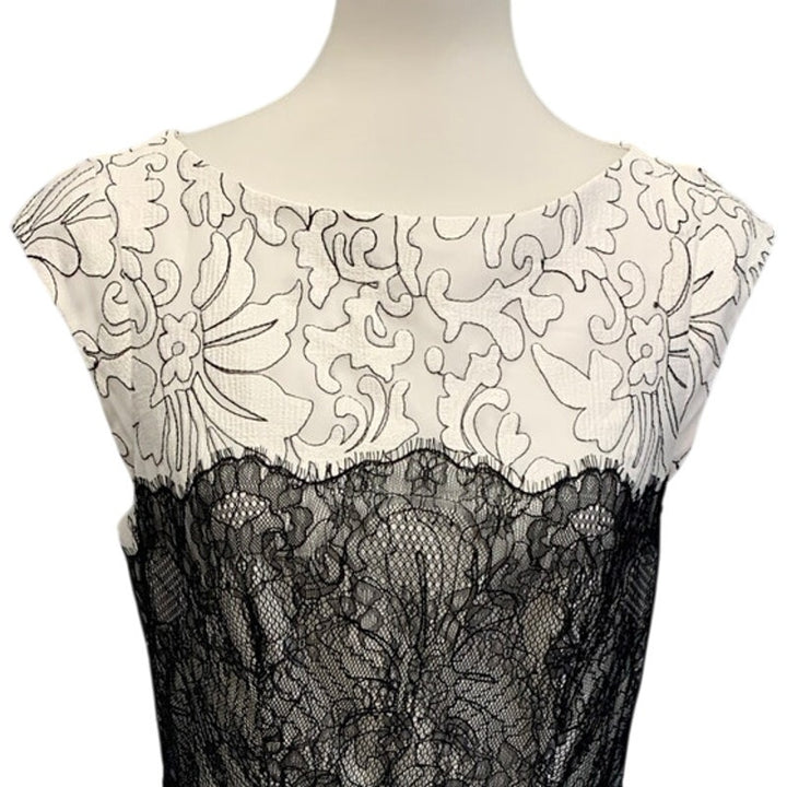 The Limited Women Size 6 Scandal Collection Lace Overlay Sleeveless Sheath Dress