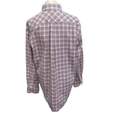Tommy Hilfiger Mens Medium 100% Cotton Gingham Long Sleeve Button Down Shirt