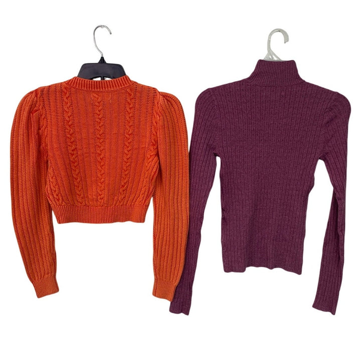 Lot of 2 Urban Outfitters American Eagle Womens Small Long Sleeve Sweaters