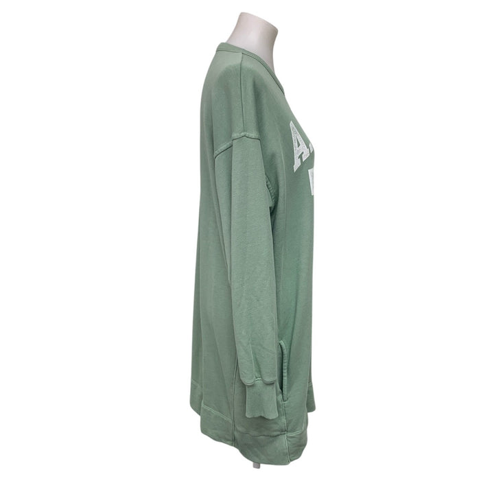 New American Eagle Womens Medium AE77 Long Sleeve Crew Neck Sweatshirt Dress