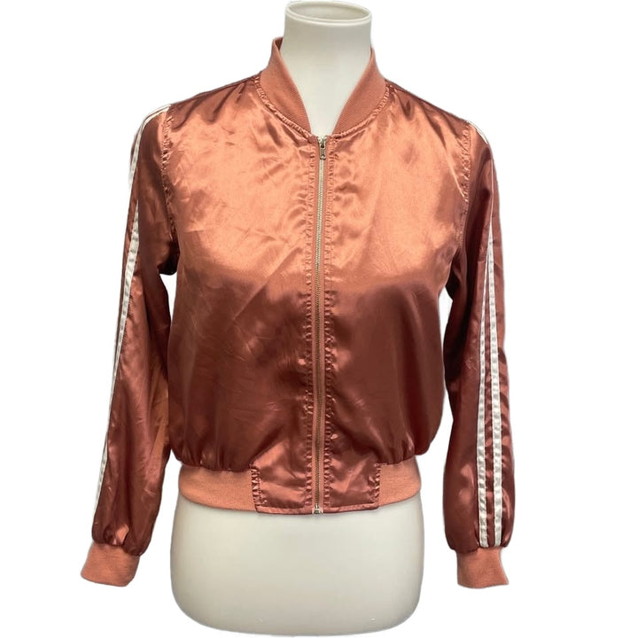 Fashion Nova Womens XS Vintage Style PolySpandex Long Sleeve Full Zip Jacket