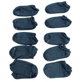 10-Pack Hanes Womens 5-9 US Black No Show Soft Moisture Wicking Socks