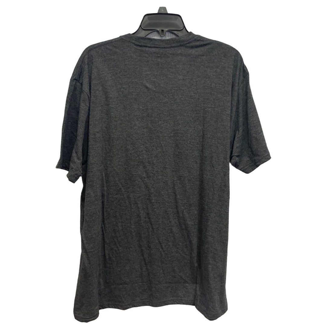 New Marvel Distressed Logo Mens XL Vintage Style Cotton Blend Short Sleeve Tee