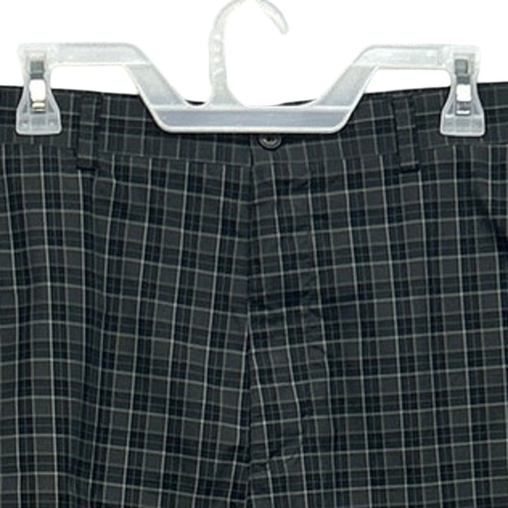 PGA Tour Mens Size 40 100% Polyester Long Plaid Board Athletic Golf Shorts