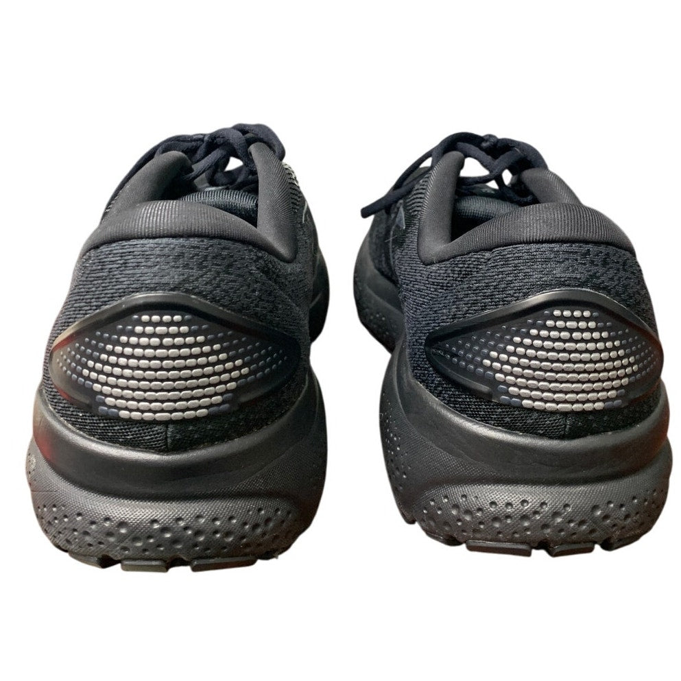 Brooks Mens Size 11.5 Ghost 16 Black Mesh Lace Up Neutral Walking Running Shoes