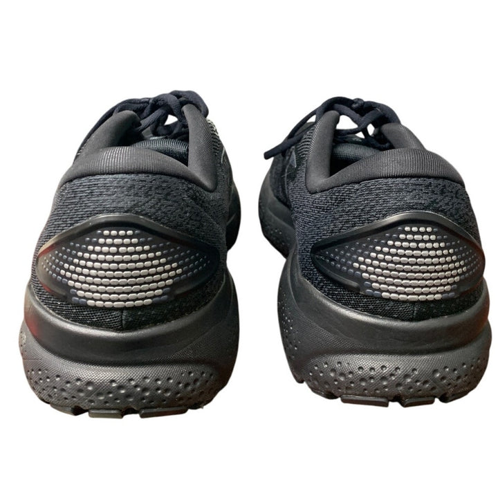 Brooks Mens Size 11.5 Ghost 16 Black Mesh Lace Up Neutral Walking Running Shoes
