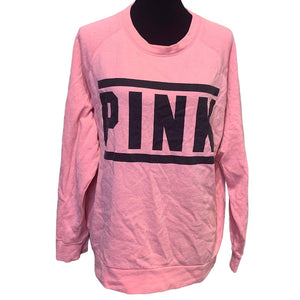 Victoria's Secret PINK Womens Medium Cotton Blend Long Sleeve Sweatshirt