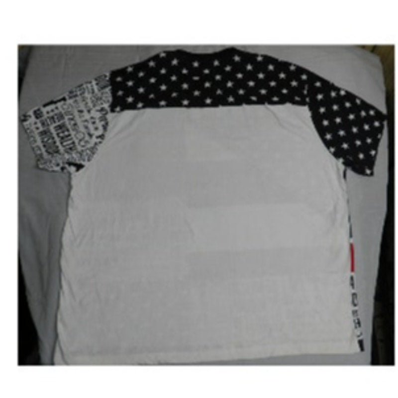 Parish Nation Mens Size 4XL USA Flag Stars Striped Short Sleeve Cotton Tee Shirt