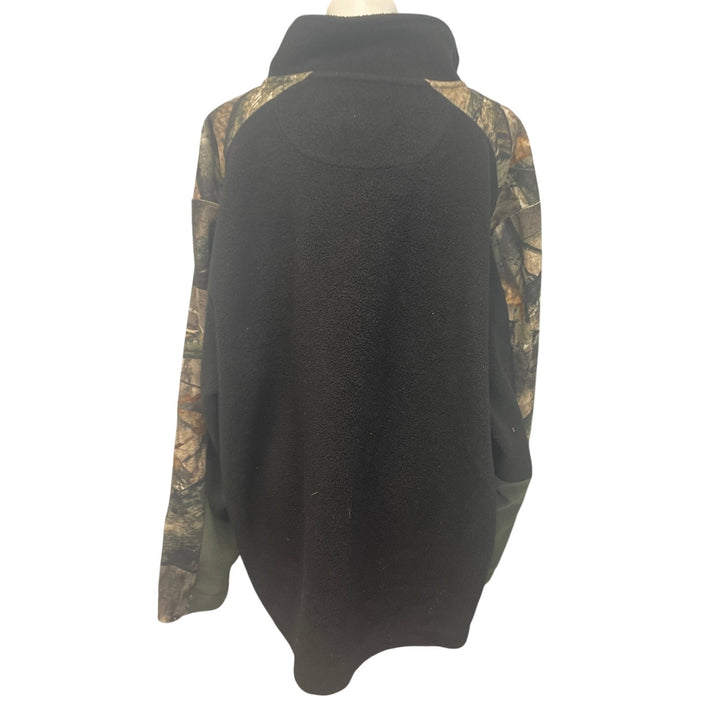 Legendary Mens XXL Polyester Camo Long Sleeve Quarter Zip Pullover Sweatshirt