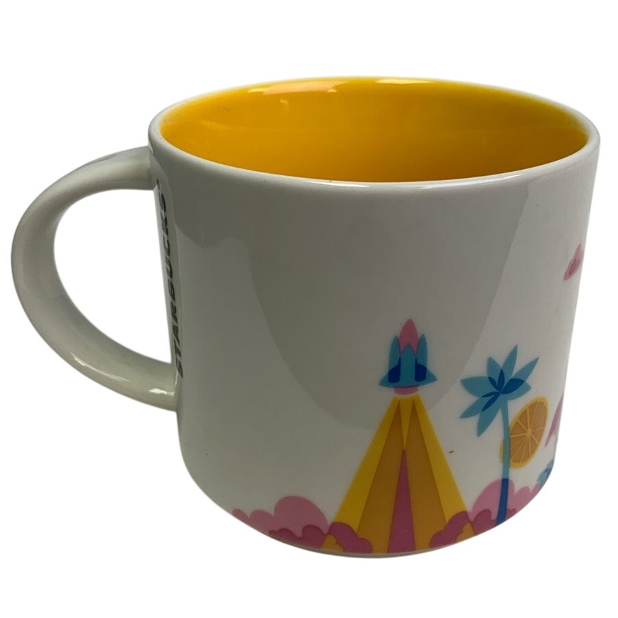 2014 New Starbucks You Are Here Collection Florida 14oz Ceramic Coffee Mug Cup
