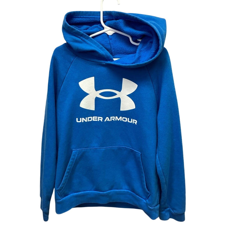 Under Armour Youth Small Coldgear Long Sleeve Cotton Blend Hoodie Sweatshirt