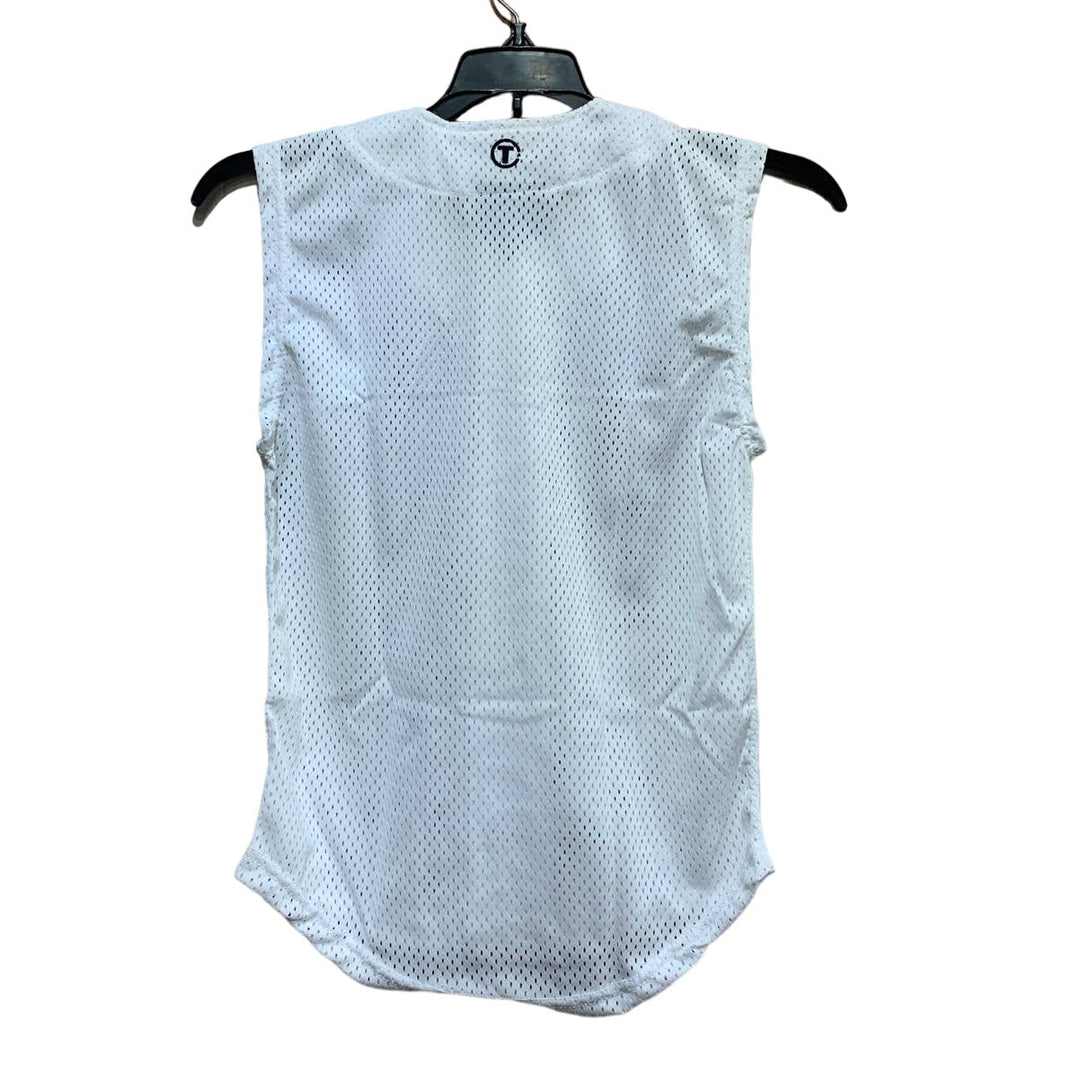 New Tag Team Uniform Youth Medium Button Down Baseball Mesh Jersey Tank Top Vest