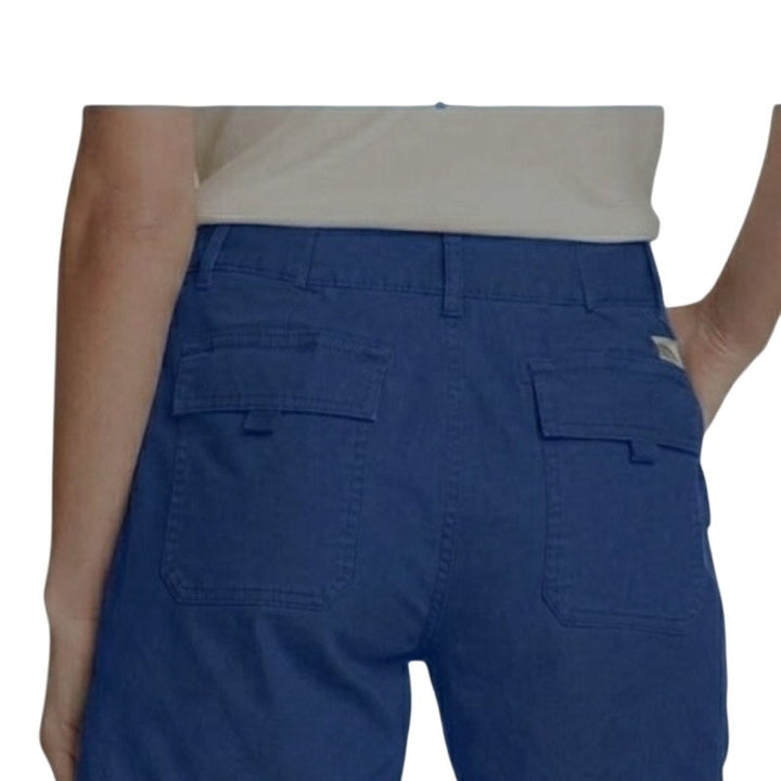 New Eddie Bauer Womens Size 16 Faded Blue Adventurer Stretch Ripstop Shorts