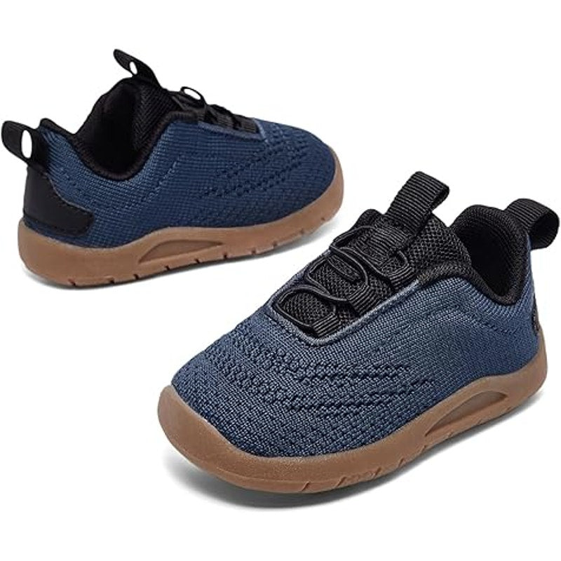 Morendl Toddler Boys Size 8 Blue Slide On Non-Slip Breathable Walking Shoes