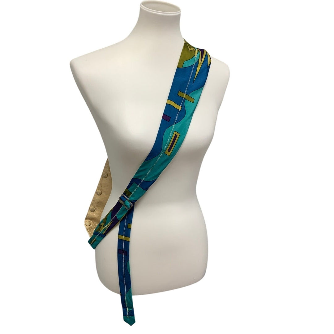 One-of-a-Kind Upcycled Tuxedo Vest &amp; Necktie Sling Backpack