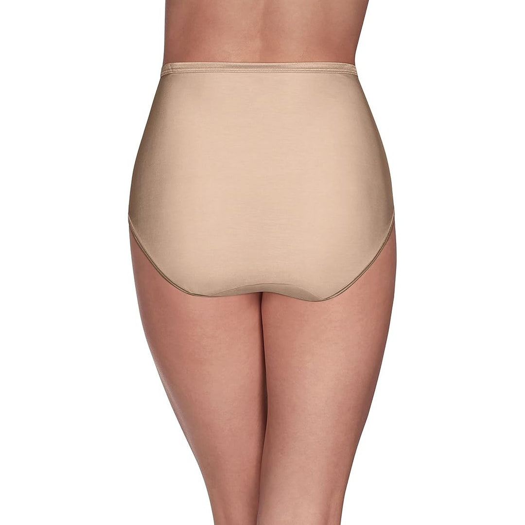 2 New Vanity Fair Womens Size 9 Rose Beige Illumination Brief Stretch Panties