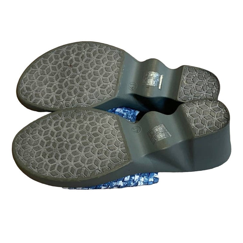 Zee Alexis Womens Woven Elastic Wedge Heel Slip On Sandals - Size 10 (41)