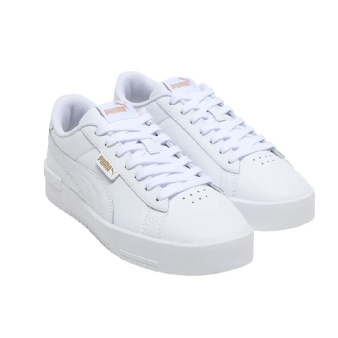 Puma Womens Size 7 White Leather Lace Up Athletic Court Sneaker Shoes w Box