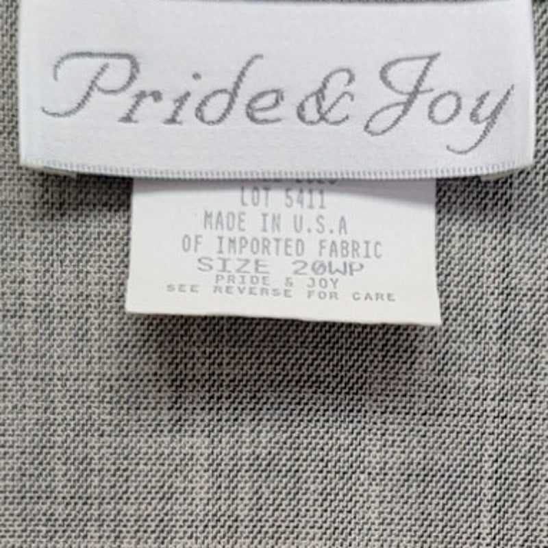 Vintage 1990s New Pride &amp; Joy Womens 20WP Short Sleeve Button Up Shirt