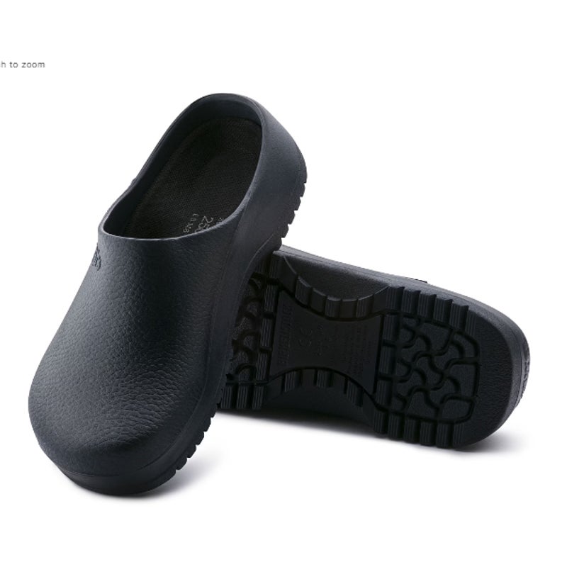 New Birkenstock Super-Birki Clog Navy Blue Polyurethane Work Shoe Women&