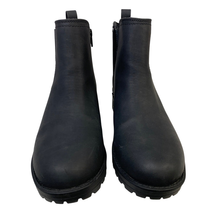 Buffalo Womens Size 9 Black 1.5" Heel Anna Ankle Boot Side Zip Round Toe Shoes
