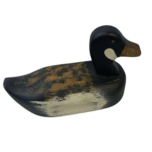 Handmade Hand Painted Country Pleasures Wooden Duck Decoy w Removeable Head