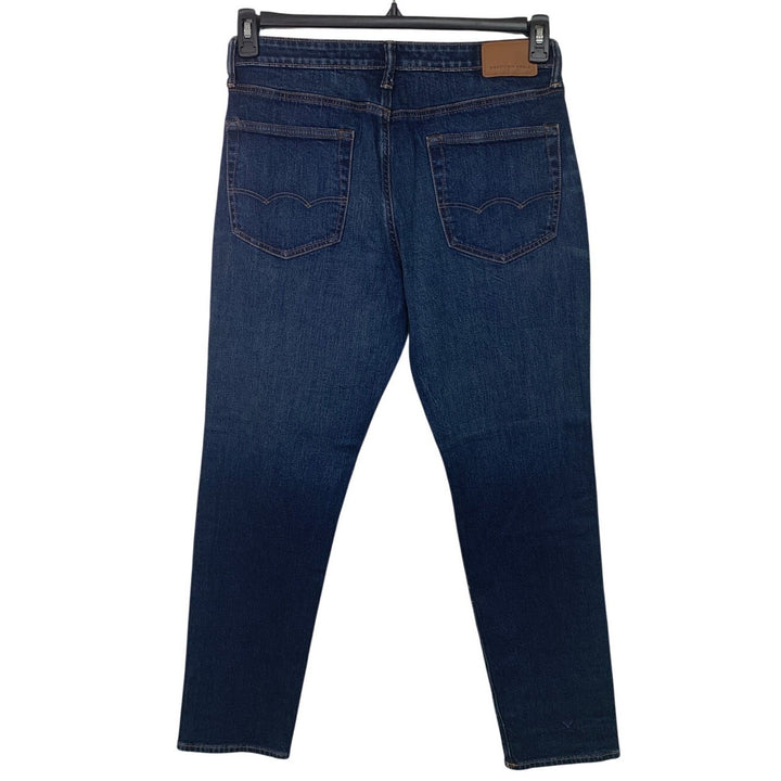 New American Eagle Womens 32X32 Cotton Blend Athletic Fit Dark Denim Blue Jeans