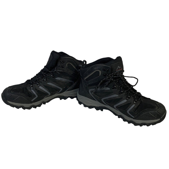 Nortiv8 Mens Size 15 Black Lace Up Ankle High Waterproof Hiking Trekking Boots