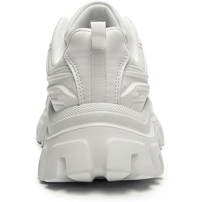 Dream Pairs Womens Size 7.5 White Lace Up Chunky Platform Athletic Sneaker Shoes