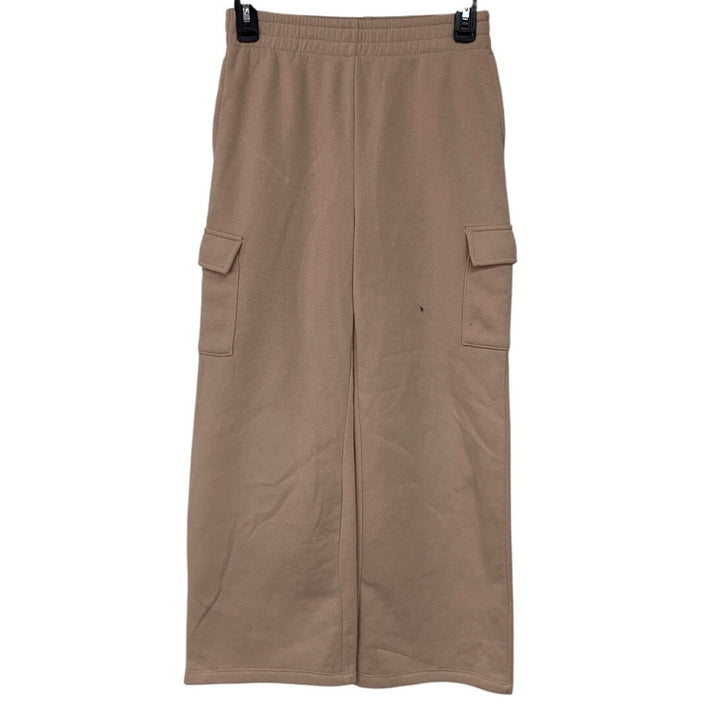 Art Class Girls Large Cotton Blend Elastic Waist Fleece Cargo Sweatpants Pants