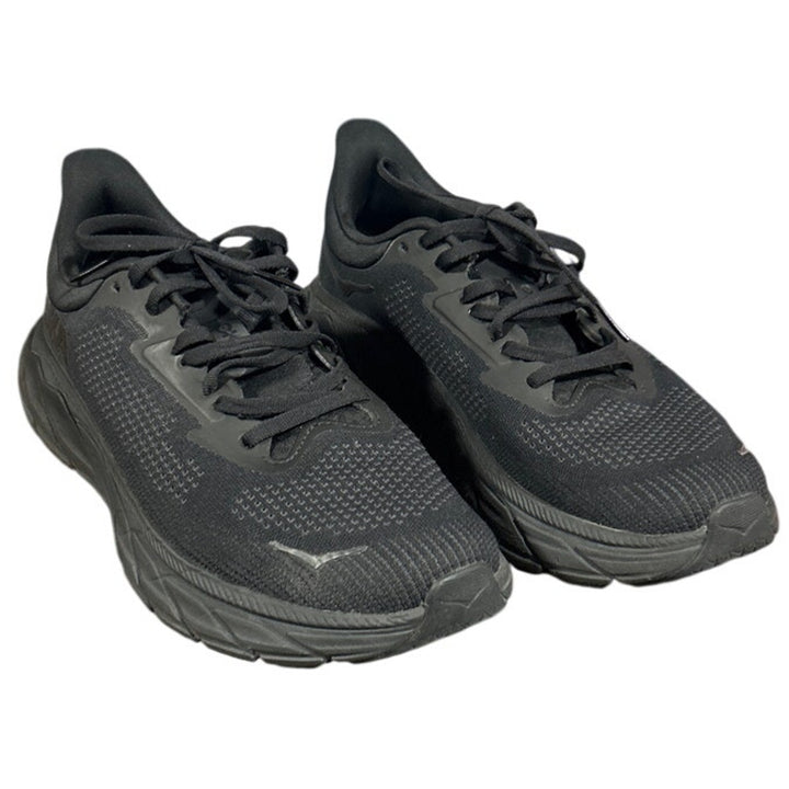 Hoka Womens Size 7B Black Mesh Arahi 7 Lace Up Athletic Shoes w Box EUC