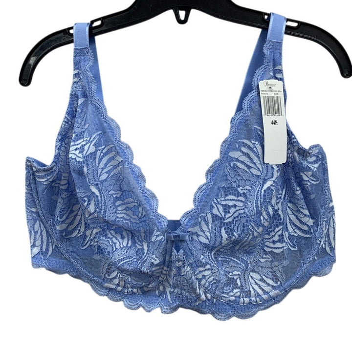 New Paramour Size 44H Peridot Unlined Scalloped Lace 3-Hook Underwire Bra